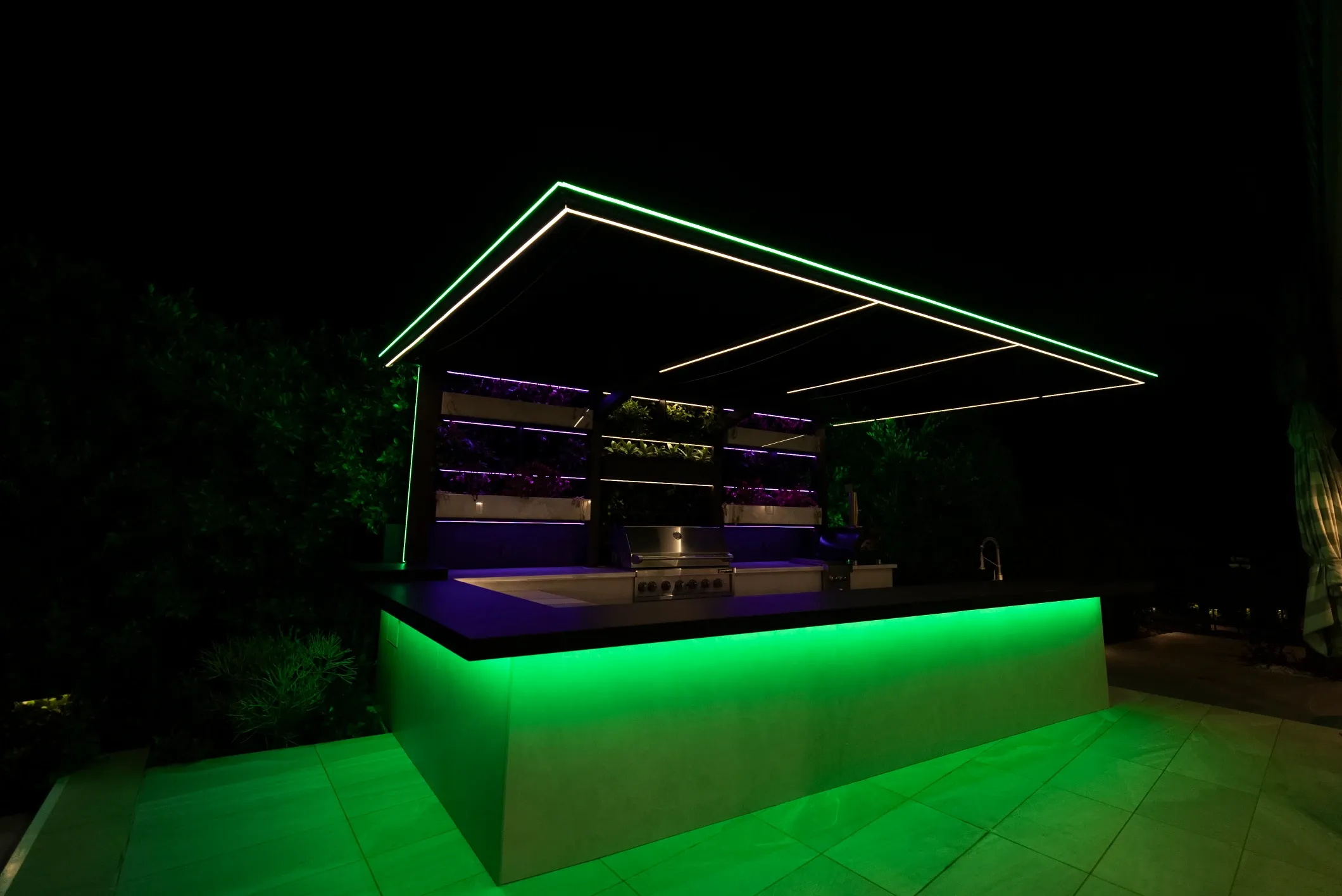 Dragon Outdoor Patio for Beverly Hills Mansion