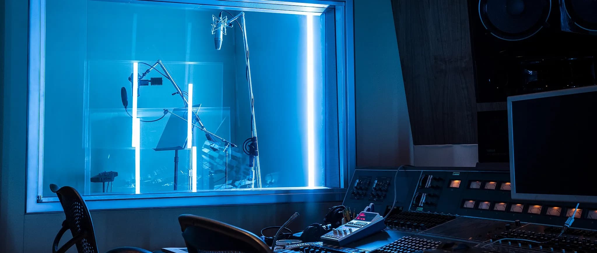 Funky Recording Studio Lighting Design